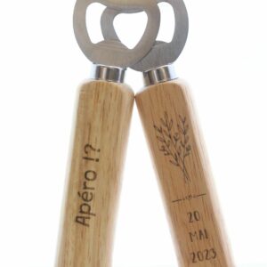 Décapsuleur personnalisé rond et aimanté