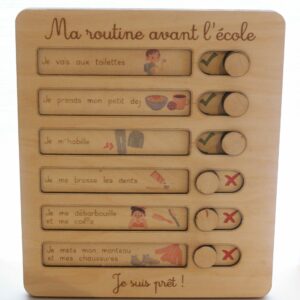 Routine matin école