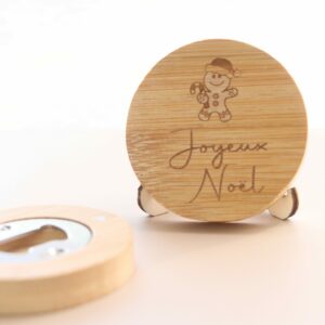 Décapsuleur de Noël Bonhomme en pain d’épices